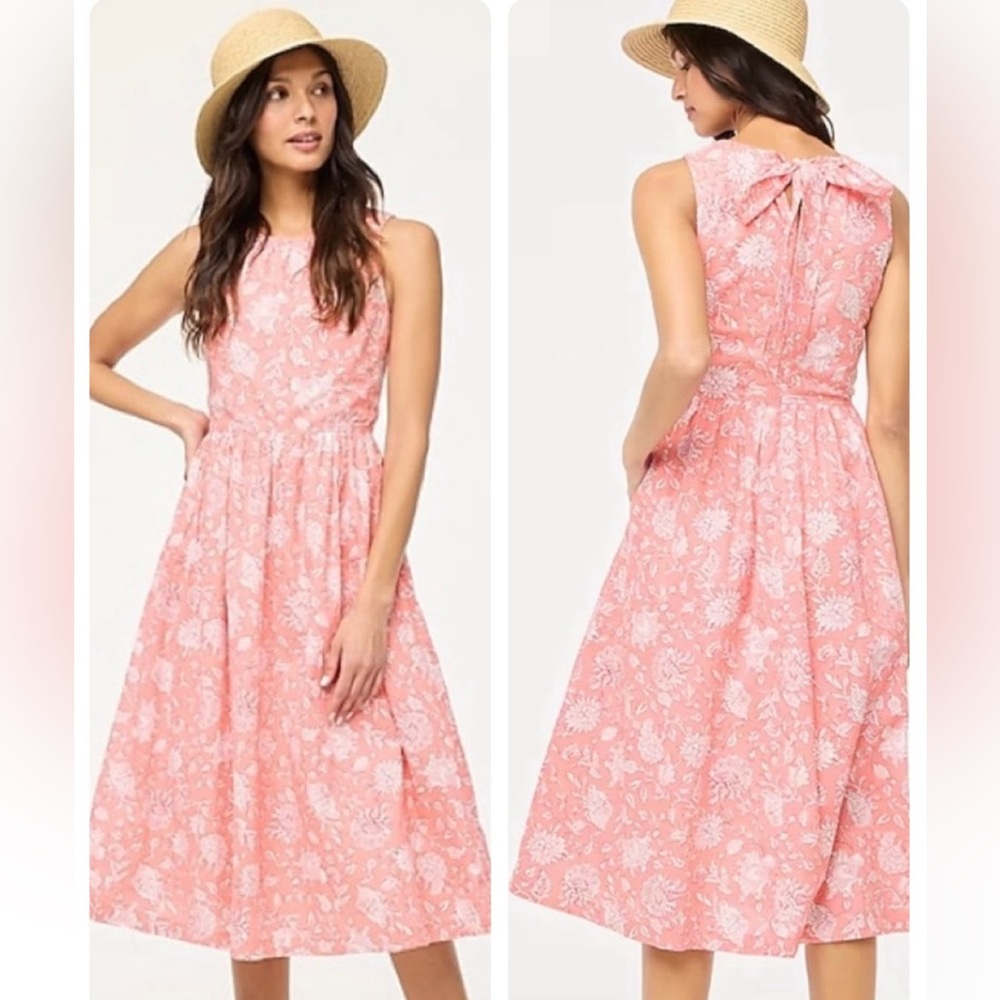 J.Crew Factory Tie-Back Dress - Picture 1 of 11